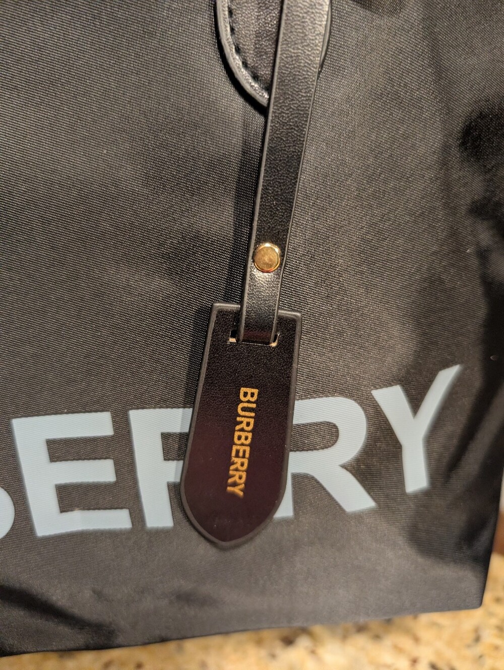 Burberry Black Nylon Tote Vip Gift - Picture 2 of 6